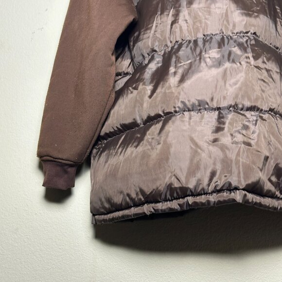 VTG Chereskin Hooded Coat Jacket Men XL Outerwear Puffer Brown Winter Insulated - Picture 11 of 12